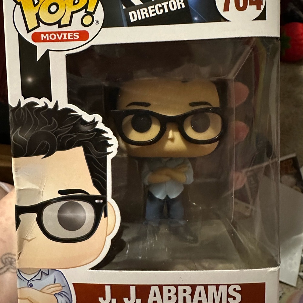 Funko Pop! Movies Figure with Black Glasses and Blue Outfit